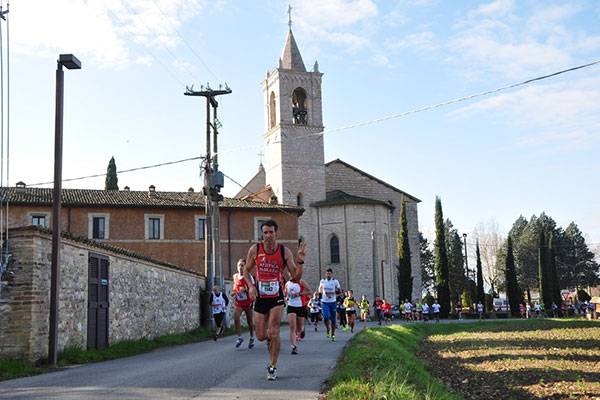Santuario del Sacro Tugurio - Invernalissima Mezza Maratona Umbria Santuario del Sacro Tugurio - Percorso Invernalissima Mezza Maratona Umbria
